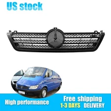 For Freightliner Dodge Sprinter 2500 3500 Van Front Grille Grill w/ Trim Molding