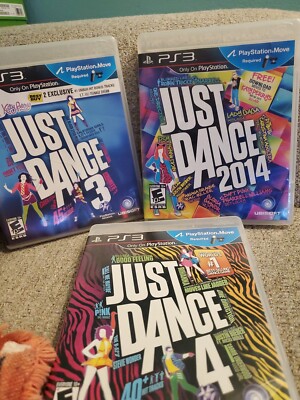 Just Dance PS3 lot of 3