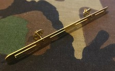 QUADRUPLE 4-PLACE BRASS RIBBON OR FULL SIZE MEDAL MOUNTING BAR