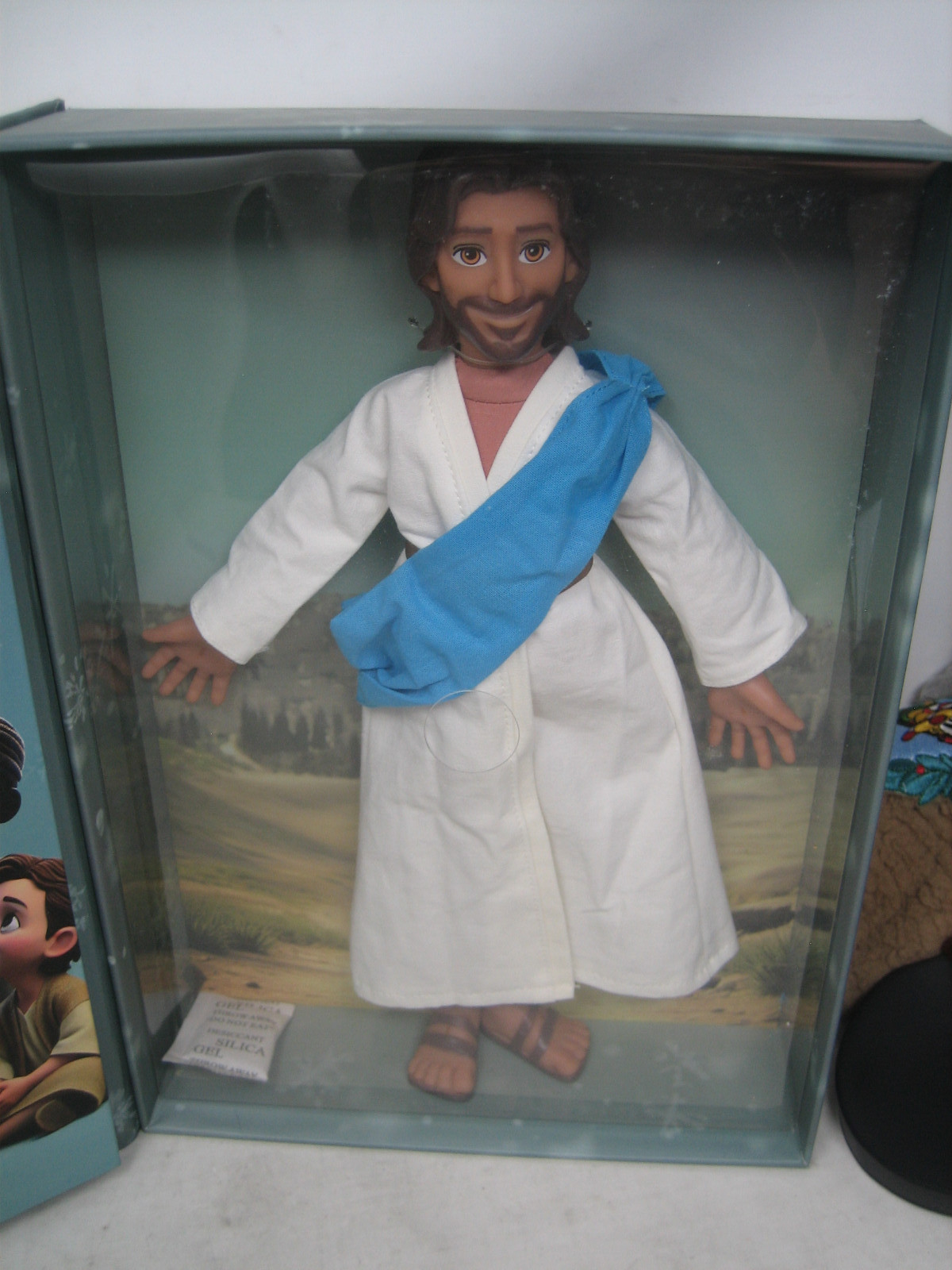 SUPER RARE JESUS SEE'S US 12 " FIGURE + BOOK BY BRAD & HOLLY LAURITZEN 2024 GOD