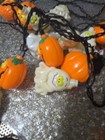 EU Halloween Blow Mold Pumpkin Ghost String Lights Set of 20 Made In China — photo 5