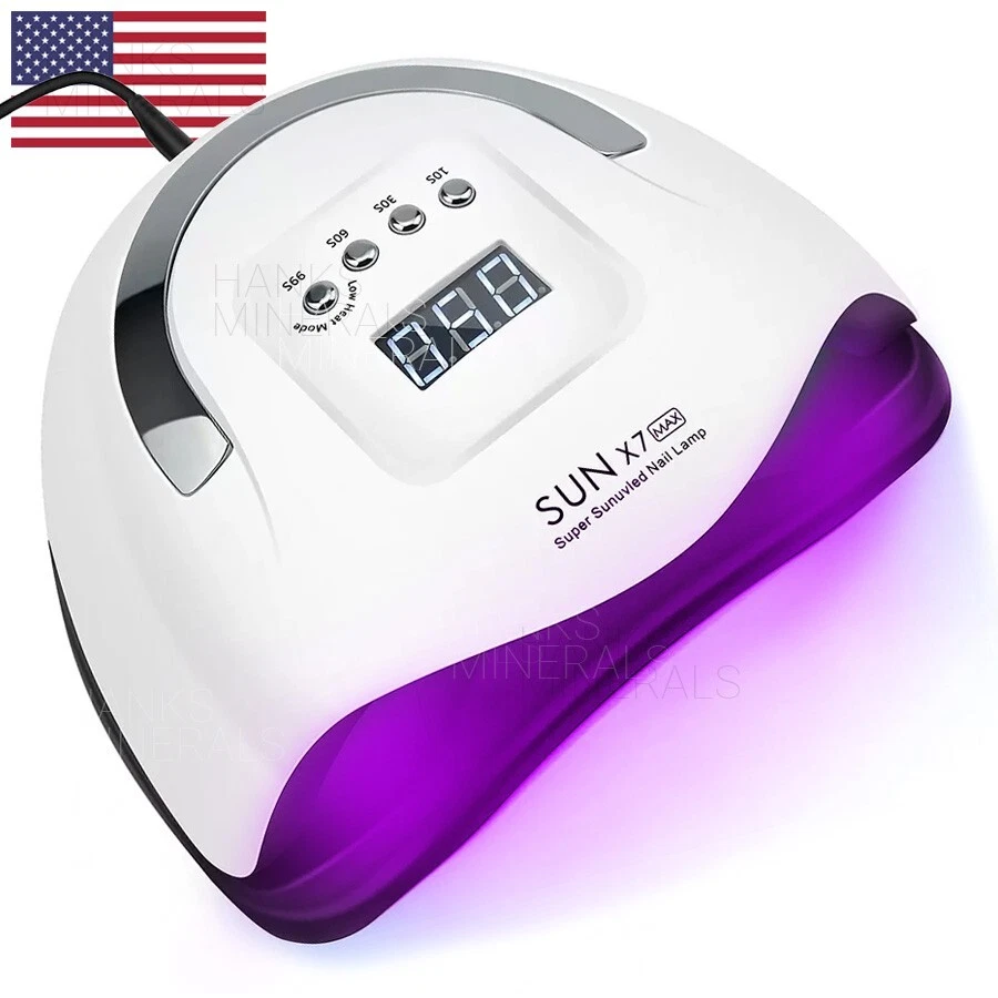 UV LED Nail Lamp for Double Hands, NAXBEY 180W UV Light Nails Gel Nail Dryer  with