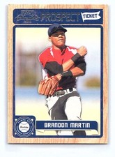 2011 Playoff Contenders Brandon Martin #RT44   Tampa Bay Rays