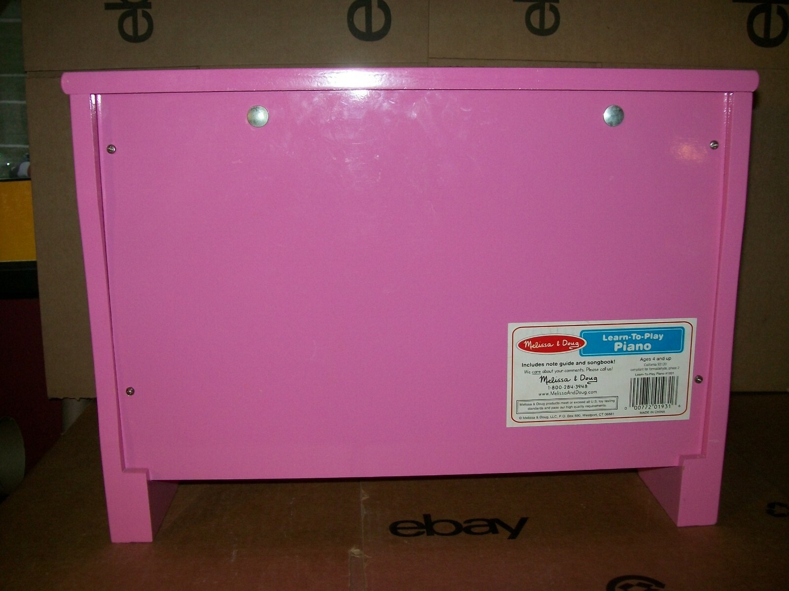 melissa and doug piano pink