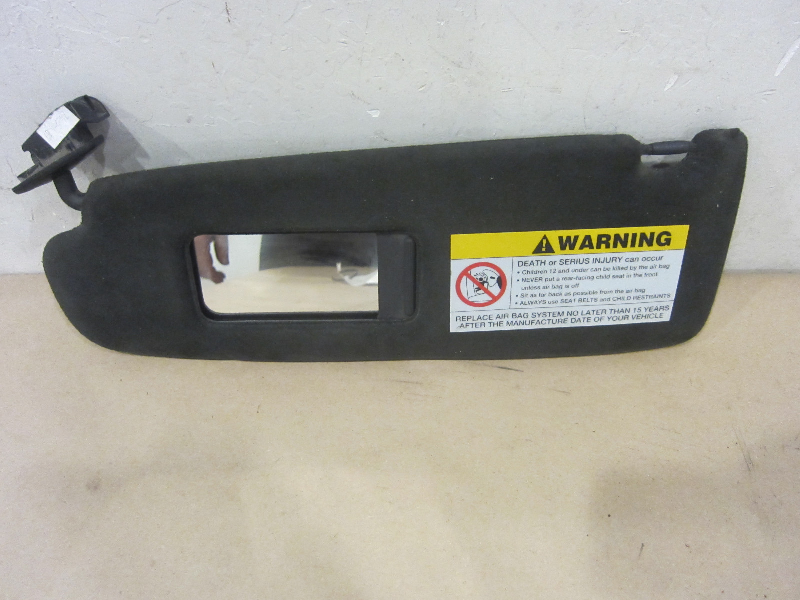 Lamborghini Gallardo - LH Sun Visor / Alcantara / Mirror - P/N 408857551