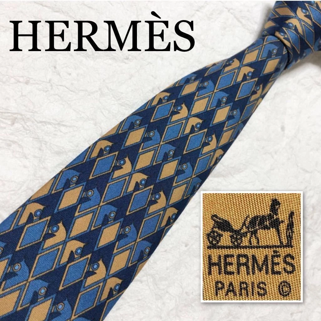 HERMÈS Cravatta uomo HERMES Francia vera seta cravatta abito classico lusso multicolore T208