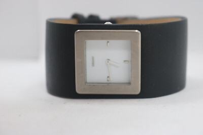 Womens DKNY ny-4006 Square Leather Cuff Double Strap Watch  display picture 3