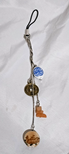 Unique & Gemstone Beaded Tassel Phone Charm, Mobile Accessory Various Options - 第 2/11 張圖片