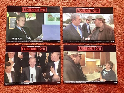 Fahrenheit 9/11 Aushangfotos 4 Stck. Michael Moore