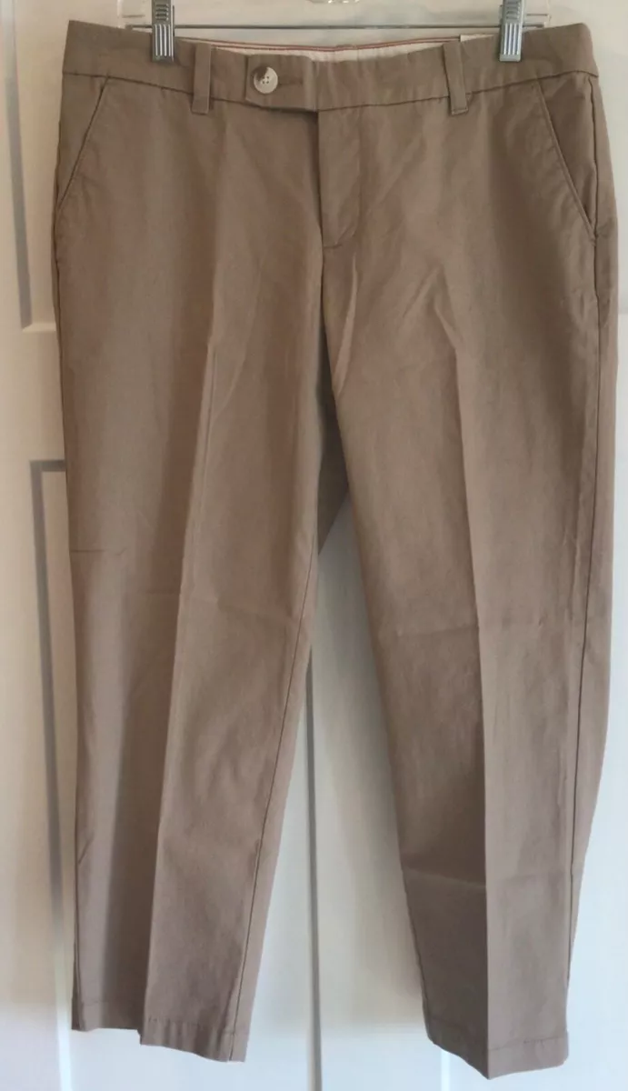 Dockers Womens Size 12 Tan Khaki Business Casual Capri Pants Cropped New w/  Tags