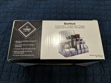 Sorbus Beauty Acrylic Cosmetic Makeup Organizer with Mirror. New in box