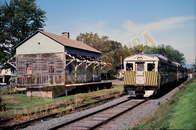 Vtg 1986 Train Slide Blue Mountain & Reading Railroad RDC X6R165