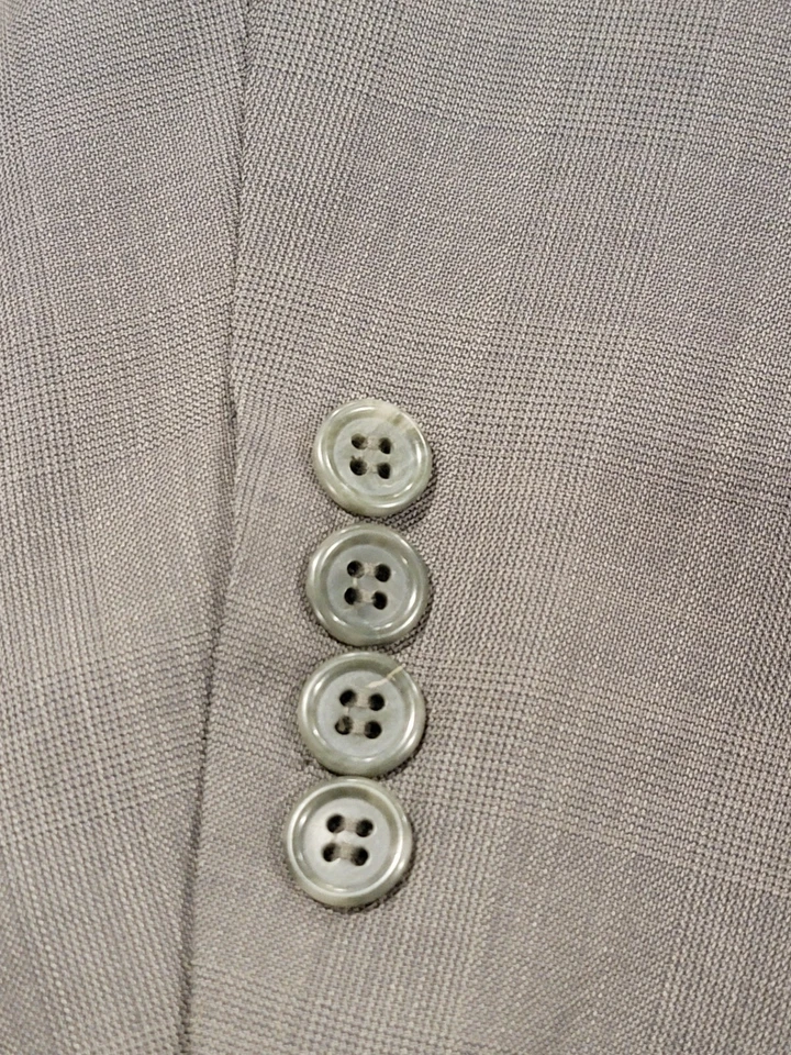 Blazer 44S Para Hombre Botany 500 Flex Fit Verde Oliva 100% Lana 2 Botones Abrigo Deportivo Foto 4 de 4