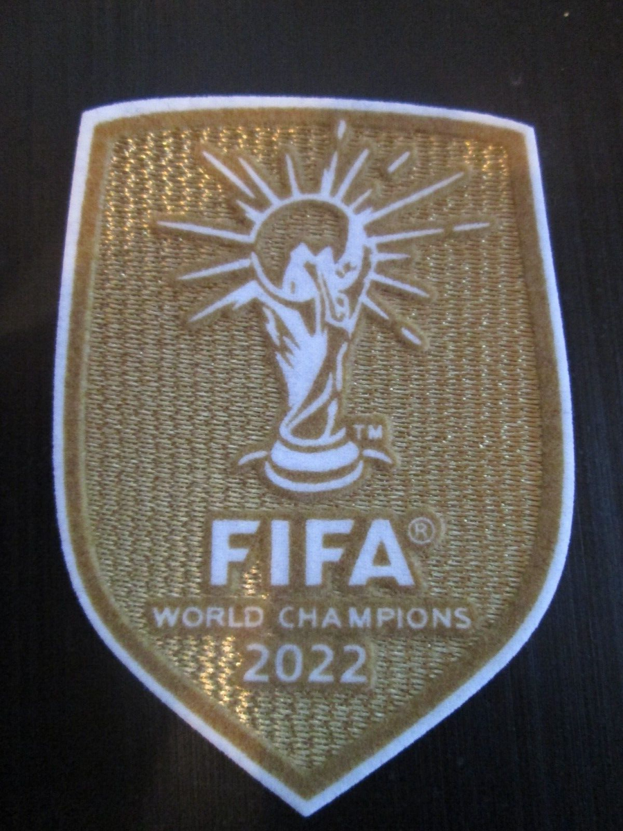 FIFA World Cup Champions 2022 Football Badge Patch Argentina