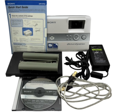 Sony Picture Station Digital Photo Color Printer LCD Screen DFP-FP55