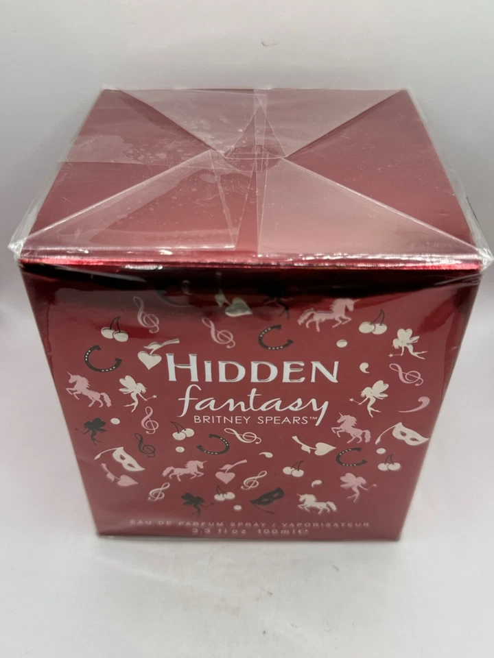 HIDDEN FANTASY BY BRITNEY SPEARS 100 毫升淡香水经典喷雾(全新带盒和密封) — 第 4/4 张图片