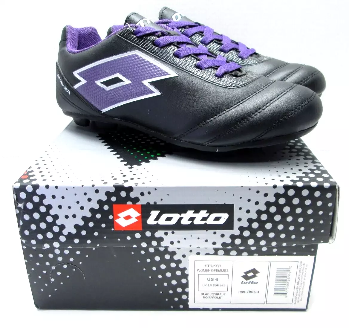 Lotto Striker Firm Ground Soccer Cleats Womens Size US 6 EUR 36.5 New