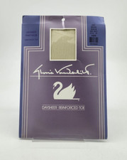 Gloria Vanderbilt Daysheer Reinforced Toe Sheer Leg Pantyhose Off White Size B