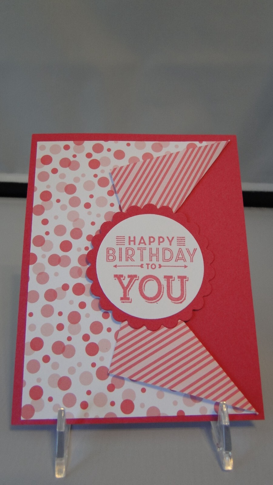 Stampin Up Card Kit Set Of 4 "Happy Birthday" cards #14b Polished Pink ...