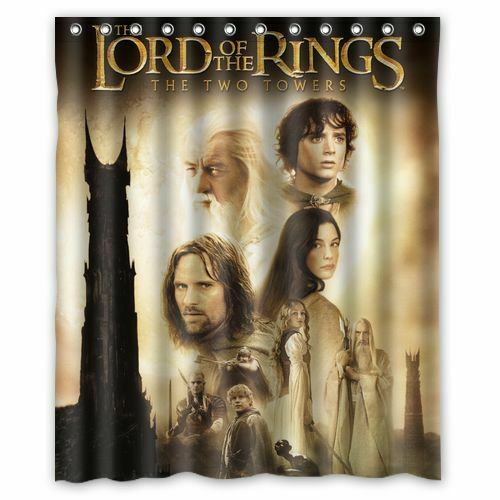 Design Custom The Lord of Rings Soft Waterproof Fabric Shower Curtain