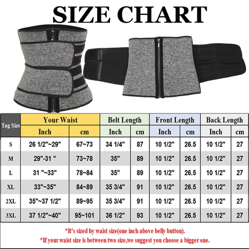 Women's Sports & Fitness Sweat Waist Trainer Body Shaper Tummy Control Belt Gym - Picture 15 of 24