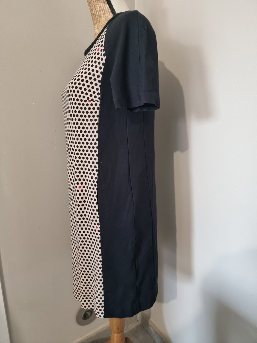 Robe Pois Noir Et Rouge Marccain Mi-saison - Taille 3 (36-38) - Occasion à Retoucher