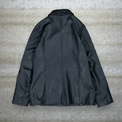 Vintage GAP Genuine Leather Jacket Womens M Jet Black Lined Vintage GAP Genuine Leather Jacket Womens M Jet Black Lined