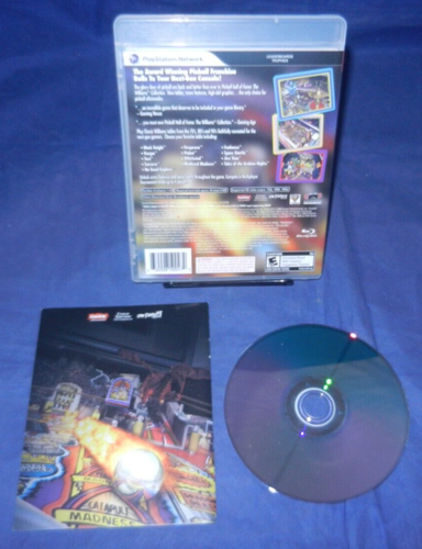 PS3; Pinball Hall of Fame The Williams Collection, LN, con manuale, E 10+, omaggio SH - Foto 3 di 6
