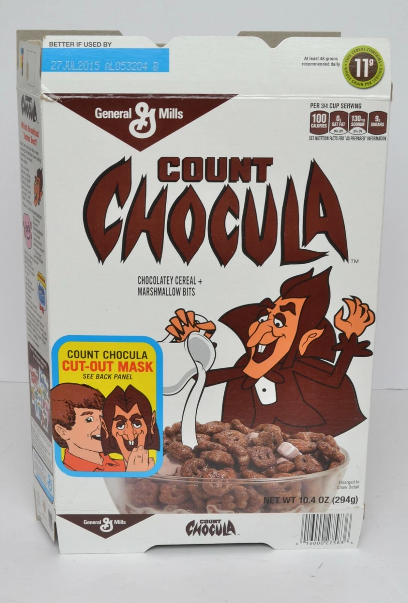 Count Chocula Cereal Box