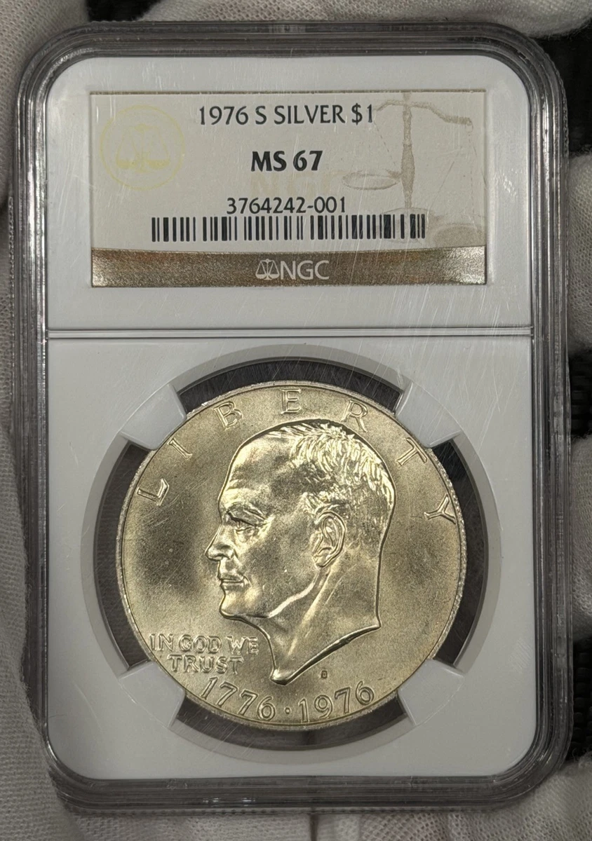 MS 67 Graded 1976 Eisenhower Dollars (1971-1978) for sale | eBay