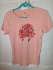 Greensource Womens Orange SS Cotton Pullover ...