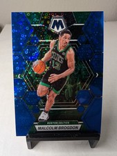 2022-23 Panini Mosaic - Malcolm Brogdon #196 Blue Fast Break Prizm 27/85