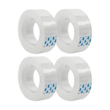 Clear 0.7-Inch Wide Tape Rolls - 4 x 27.3 Yards for School Office Projects