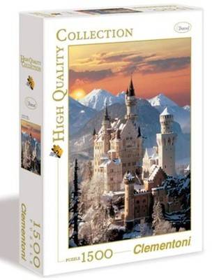 Clementoni 1500 Piece Jigsaw Puzzle Neuschwanstein 23.25  x 33.25  31925