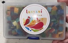 800 Pieces Mosaic Tiles Stained Glass - Assorted Colors for Art Craft and Hom...