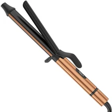 Long Barrel Curling Iron – 1.25 inch Extra-Long Curling Wand for Smooth and L...