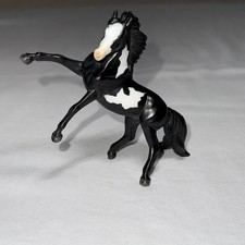 Breyer Stablemates Horse Rearing Andalusian Black Overo Mystery Family 6 G3 5626