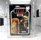 Vintage Star Wars 1983 Kenner Han Solo Trenchcoat Endor MOC CAS Graded 75