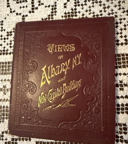 Albany , NY Vintage Viewbook Fold Out Pages 1899 by Chisholm Bros. Portland ME