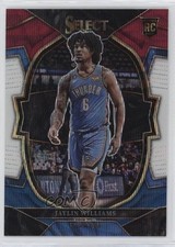 2022-23 Panini Select Concourse Tri-Color Prizm Jaylin Williams #99 12yh