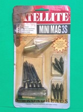 Original Satellite Mini Mag 3S 90 gr. Lot de 3 têtes larges à lames - NOS