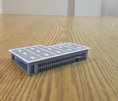New 3D Printed - 1:500 Airport Private Jet Terminal  - aircraft diorama model.
