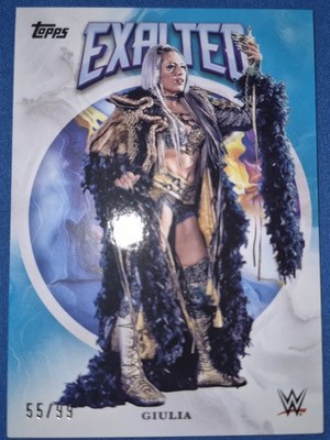 2025  WWE Topps Exalted Guila Aqua 55/99 Debut Edition SP