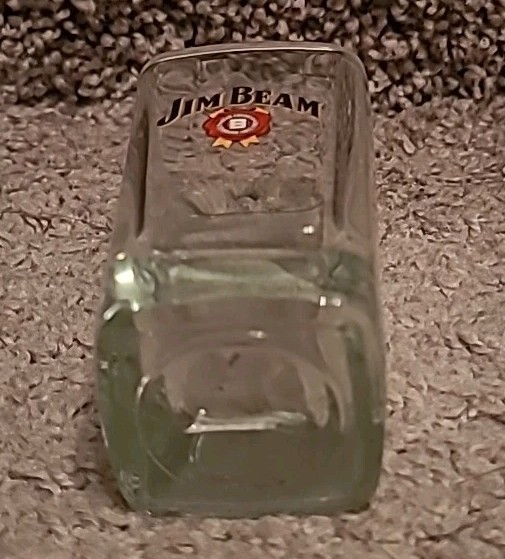 JIM BEAM Logo Shot Glass w/ Squared Base (LOT OF 4) | eBay
