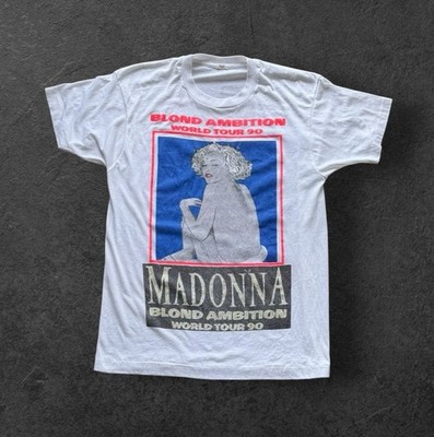 *RARE* Madonna Blond Ambition 1990 World Tour Vintage T-Shirt Size L