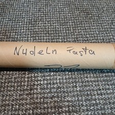 Altes Teubner Edition Roll Up Banner Nudeln Pasta Mid Century Poster Qualitativ