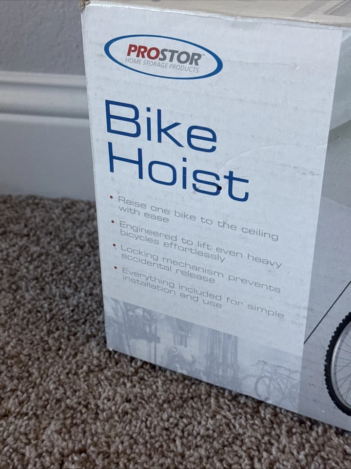 Polipasto de bicicleta Prostor PBH-1RX (montaje en techo) ¡Sistema de polea fácil! - Nuevo en caja Foto 2 de 4
