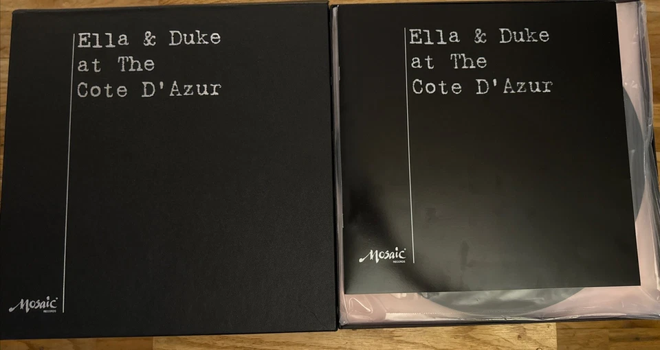 ‘Ella & Duke at The Cote D’ Azur’ 3 Vinyl Rec Set Mosaic Records Mint Condition - Image 2 of 4