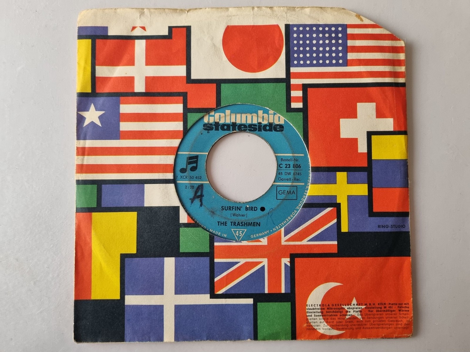 The Trashmen - Surfin' Bird/ King Of The Surf 7'' Vinyl READ FOR CONDITION!!