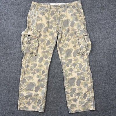 Denim & Supply Ralph Lauren Pants Mens 36x31 Camo Cargo Cotton Canvas Army